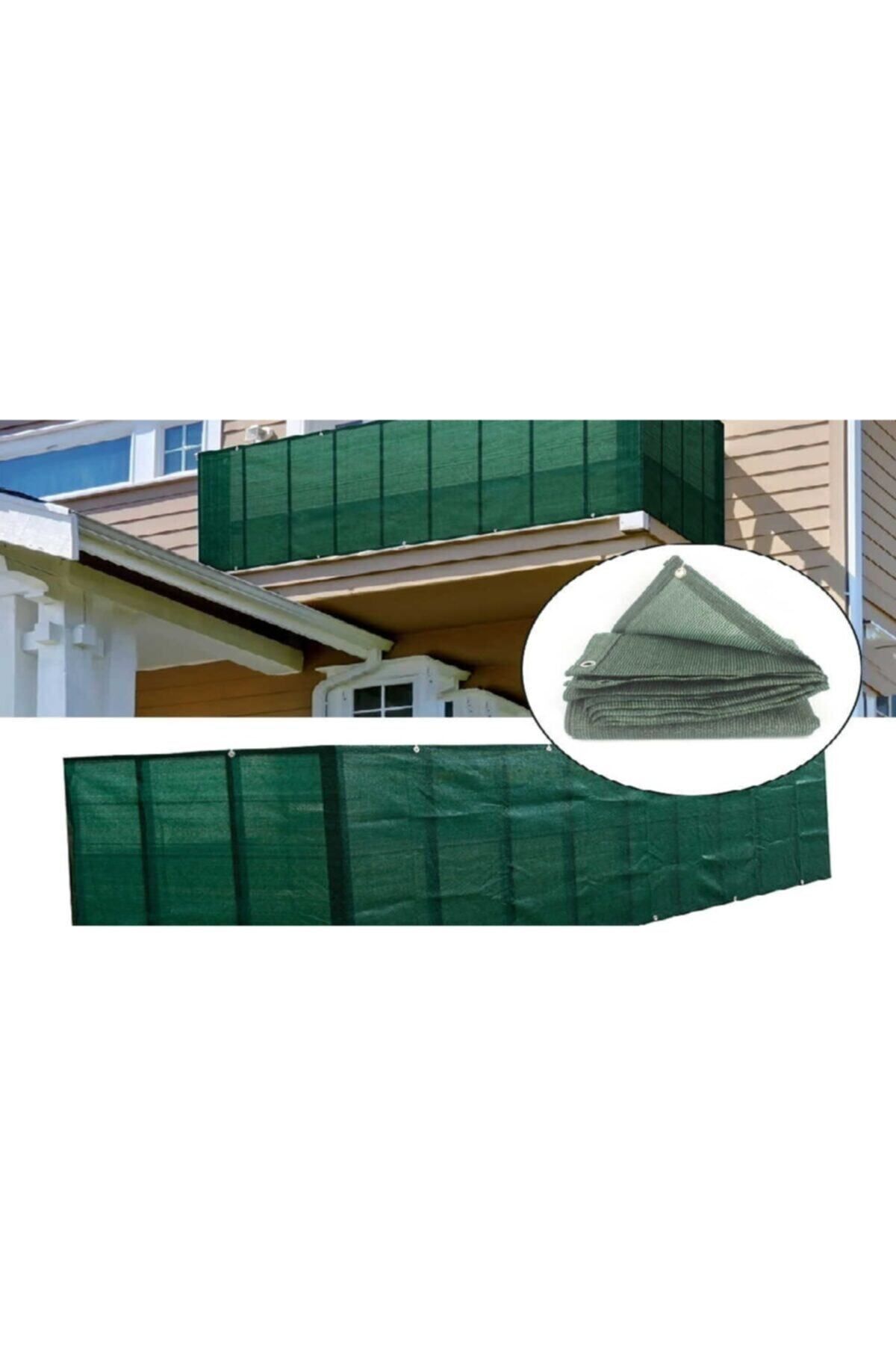 50cm X 7mt Balkon Demiri-korkuluğu Örtüsü Balkon File Gölgelik