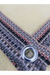 3x3 Krem Gölgelik File %95 Lik Gölgelik Kumaş Kolonlu Kuş Gözlü Çitbrandası Uv Katkılı