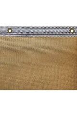 3x3 Krem Gölgelik File %95 Lik Gölgelik Kumaş Kolonlu Kuş Gözlü Çitbrandası Uv Katkılı