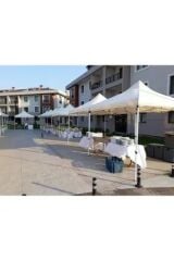 KREM 3x3 PORTATİF 1.SINIF KOLAYKURULUM ÇARDAK TENTE GAZEBO