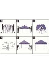 -- KREM--3x3 PORTATİF 1.SINIF KOLAYKURULUM ÇARDAK-TENTE--GAZEBO