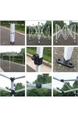 TURUNCU 3x3 PORTATİF 1.SINIF KOLAYKURULUM ÇARDAK TENTE GAZEBO