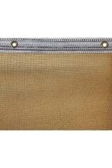 KREM 2,5mt x 6mt Gölgelik File %95 Lik Gölgelik Kumaş Kolonlu Kuş Gözlü