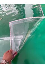 190cmX200Cm Su Geçirmez Şeffaf Branda Kış Bahçesi,Kamelya,Hobi Bahçesi,Balkon Brandası