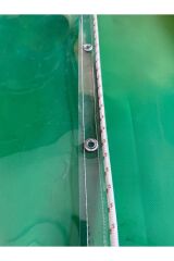 190cmX200Cm Su Geçirmez Şeffaf Branda Kış Bahçesi,Kamelya,Hobi Bahçesi,Balkon Brandası