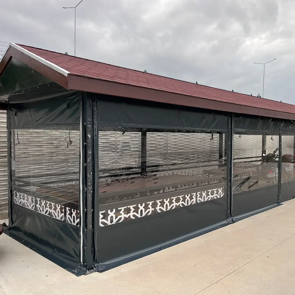 250cmX300Cm Su Geçirmez Şeffaf Branda Kış Bahçesi,Kamelya,Hobi Bahçesi,Balkon Brandası