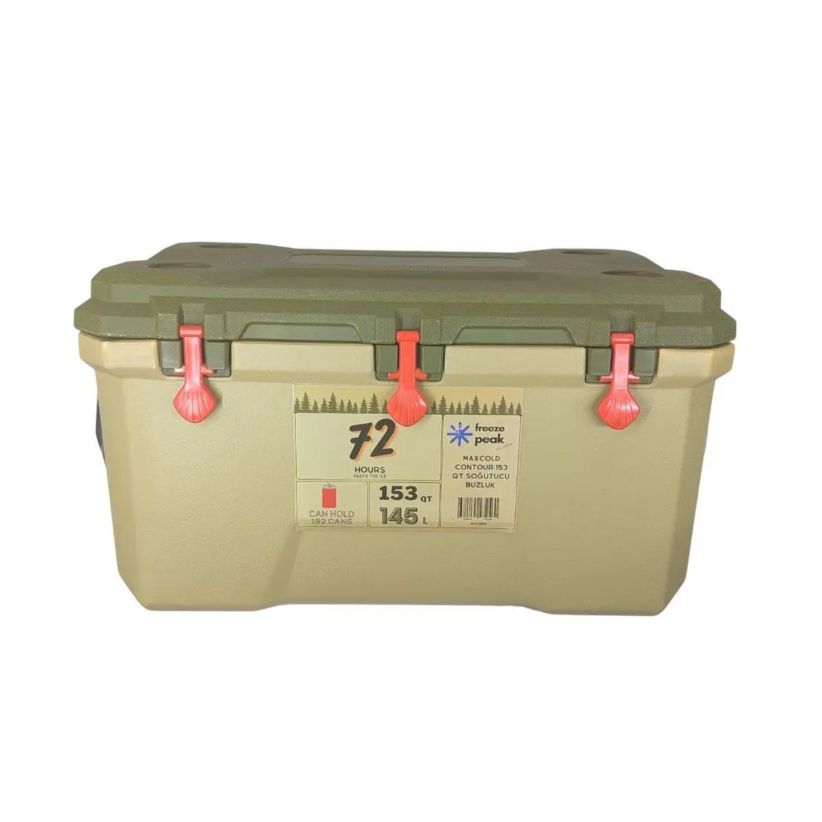 Freeze Peak Maxcold Contour 153 QT Soğutucu Buzluk 145 Litre - YEŞİL