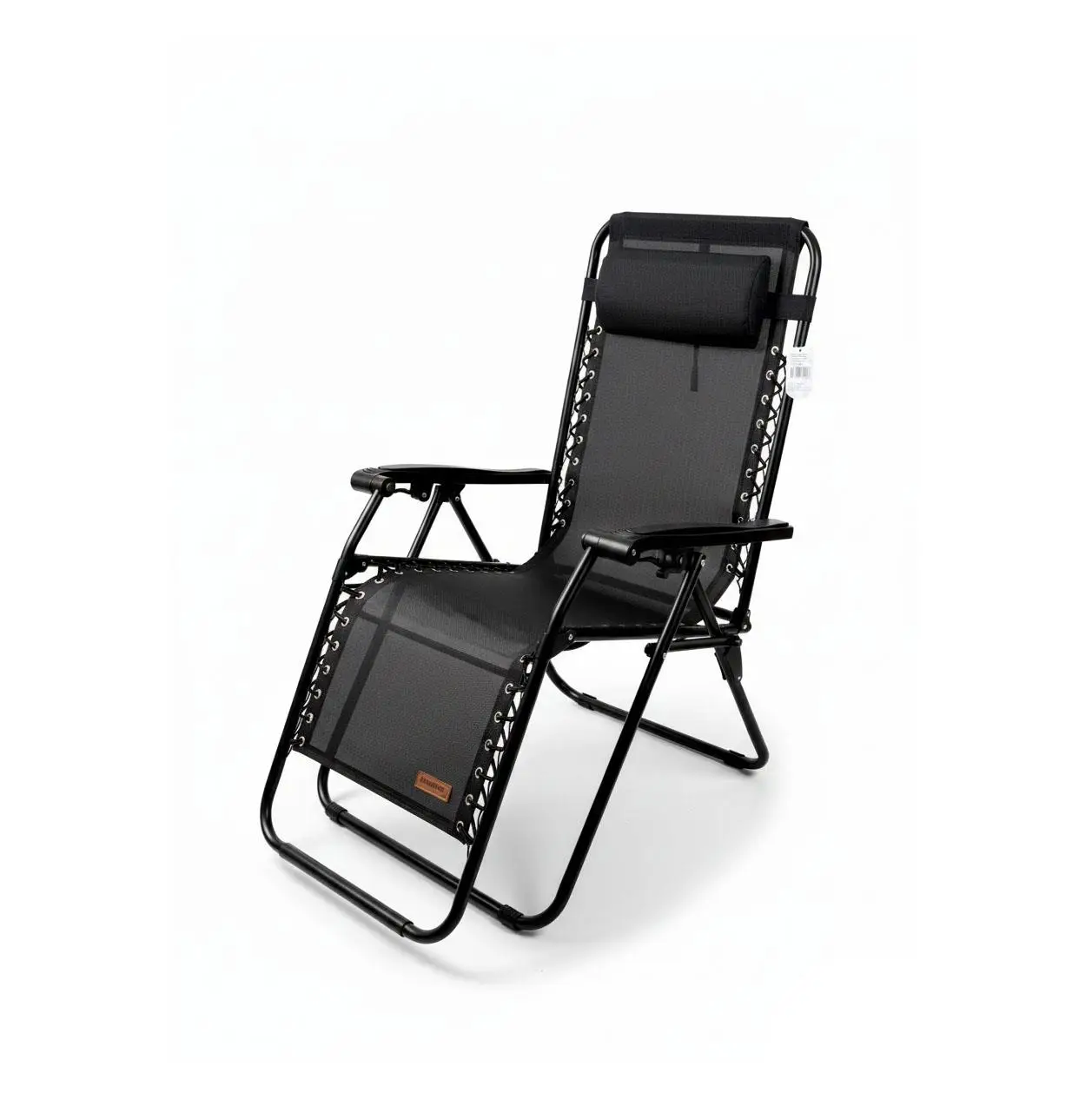 Madfox EasyRest Katlanır Şezlong Sandalye - SİYAH