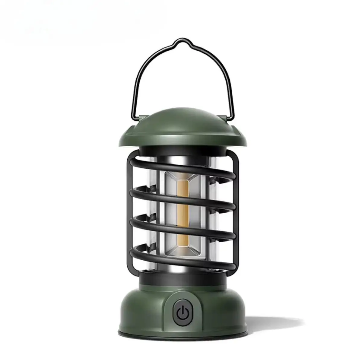 Madfox Vintage Glamping Kamp Lambası 300 Lümen - GREEN
