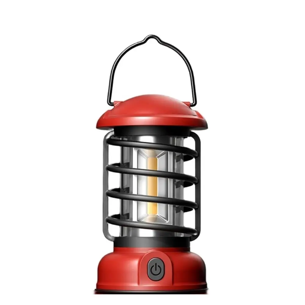 Madfox Vintage Glamping Kamp Lambası 300 Lümen - RED
