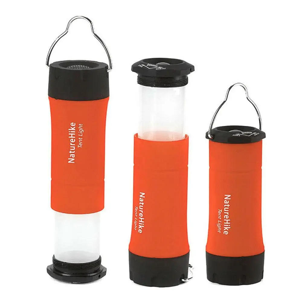 Naturehike 3IN1 MultiFonksiyonel LED Kamp Lambası - TURUNCU
