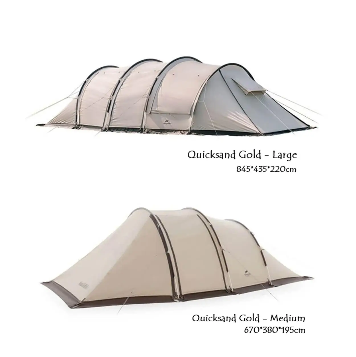 Naturehike Cloud Vessel UPF50+ Snow Skirt 4-6 Kişilik Tünel Çadır